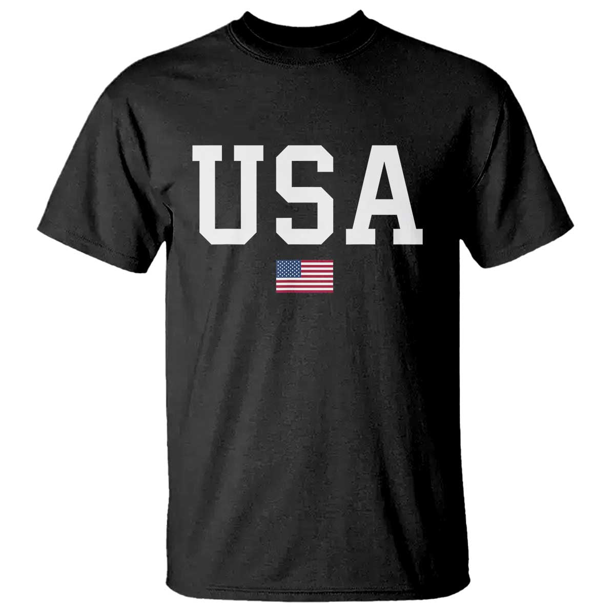 USA T Shirt Patriotic American Flag - Wonder Print Shop