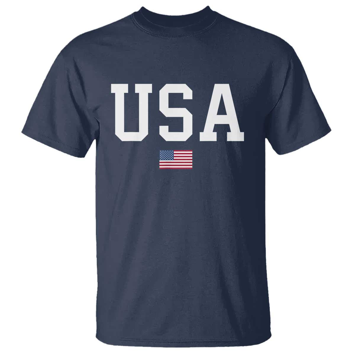 USA T Shirt Patriotic American Flag - Wonder Print Shop