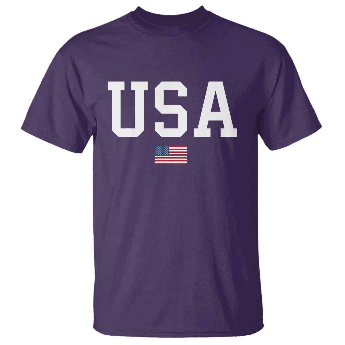USA T Shirt Patriotic American Flag - Wonder Print Shop