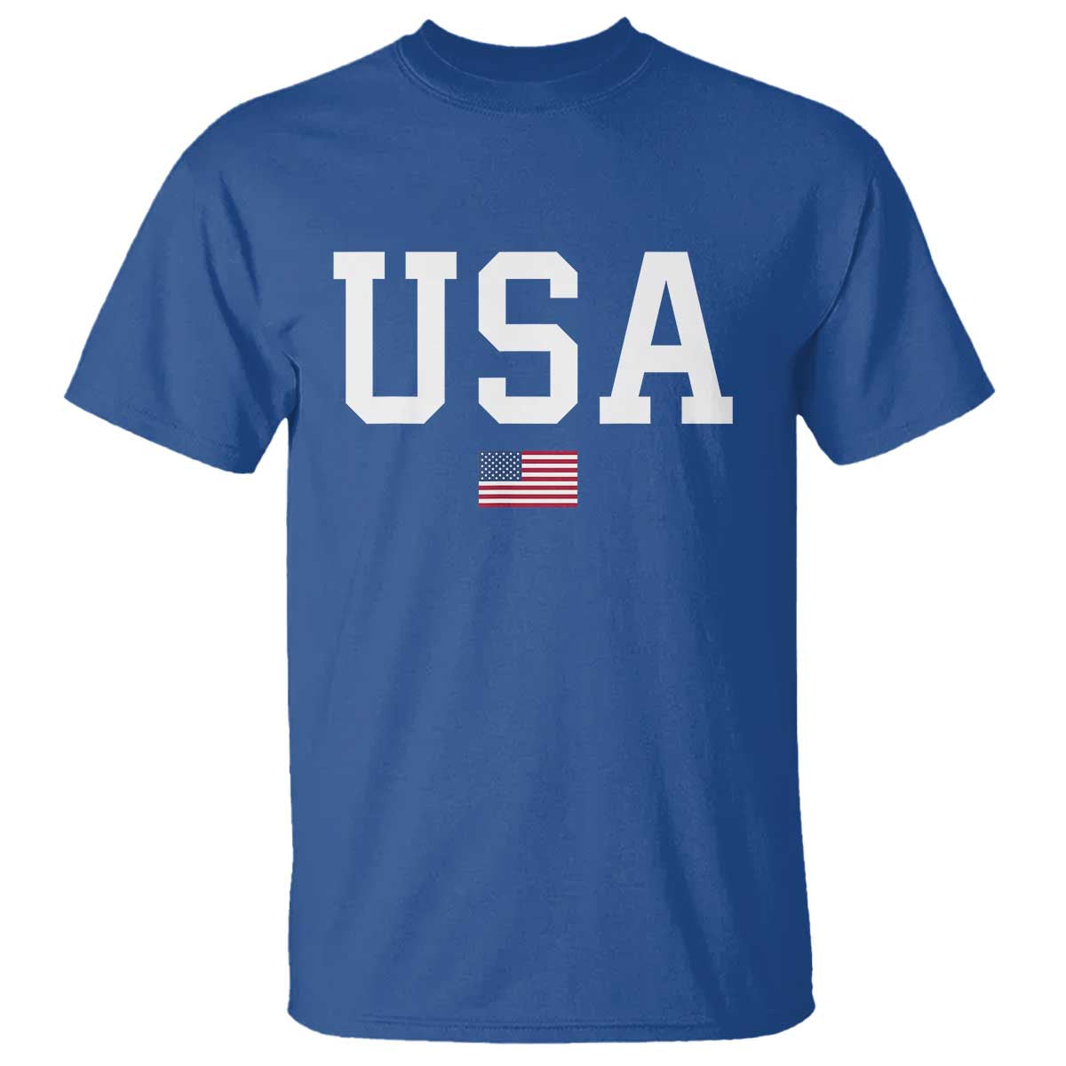 USA T Shirt Patriotic American Flag - Wonder Print Shop