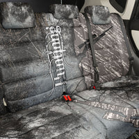 Hunting Rifle Back Car Seat Cover Grunge Wilderness Marsh Scene with Rustic Outdoor