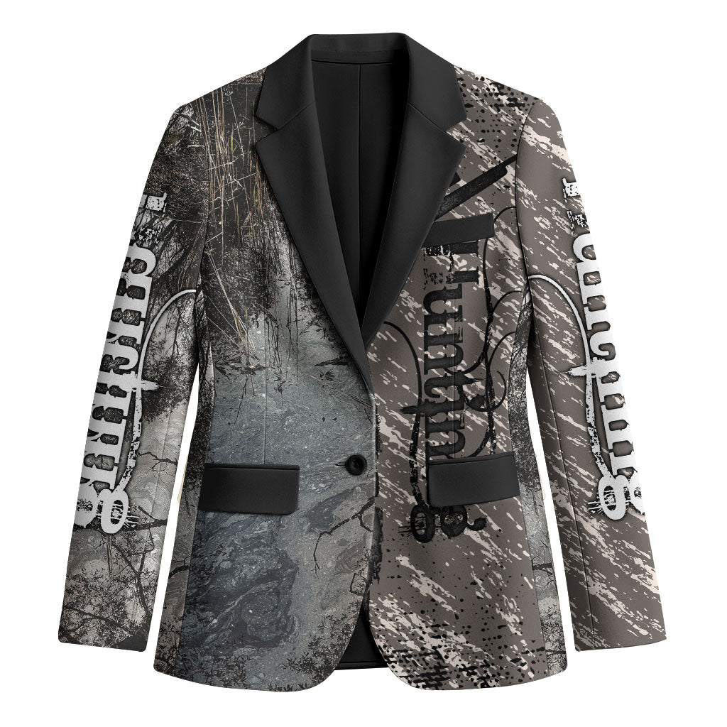 Hunting Rifle Blazer Grunge Wilderness Marsh Scene with Rustic Outdoor