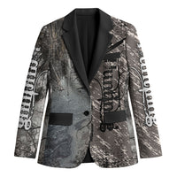 Hunting Rifle Blazer Grunge Wilderness Marsh Scene with Rustic Outdoor