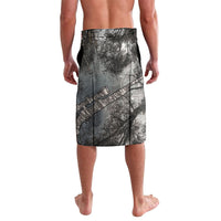 Hunting Rifle Lavalava Grunge Wilderness Marsh Scene with Rustic Outdoor