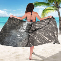 Hunting Rifle Sarong Grunge Wilderness Marsh Scene with Rustic Outdoor