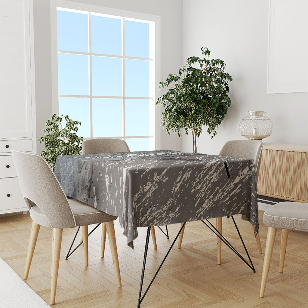 Hunting Rifle Tablecloth Grunge Wilderness Marsh Scene with Rustic Outdoor