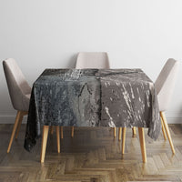 Hunting Rifle Tablecloth Grunge Wilderness Marsh Scene with Rustic Outdoor