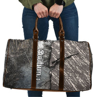 Hunting Rifle Travel Bag Grunge Wilderness Marsh Scene with Rustic Outdoor