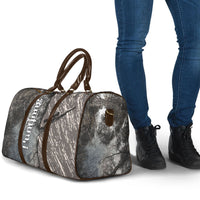 Hunting Rifle Travel Bag Grunge Wilderness Marsh Scene with Rustic Outdoor