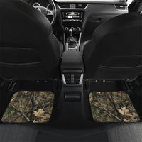 Deer Skull Hunting Car Mats Camo Forest Grunge Buck Skull Crossed Rifles Target