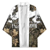 Deer Skull Hunting Kimono Camo Forest Grunge Buck Skull Crossed Rifles Target