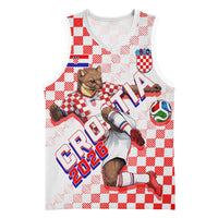Personalized Croatia Soccer 2026 Basketball Jersey Funa Zlatica Football Mascot - Sahovnica Croatian Checkerboard