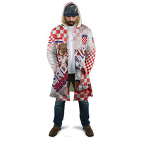 Personalized Croatia Soccer 2026 Cloak Funa Zlatica Football Mascot - Sahovnica Croatian Checkerboard