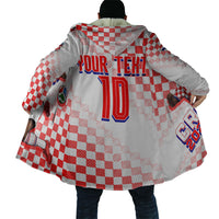 Personalized Croatia Soccer 2026 Cloak Funa Zlatica Football Mascot - Sahovnica Croatian Checkerboard