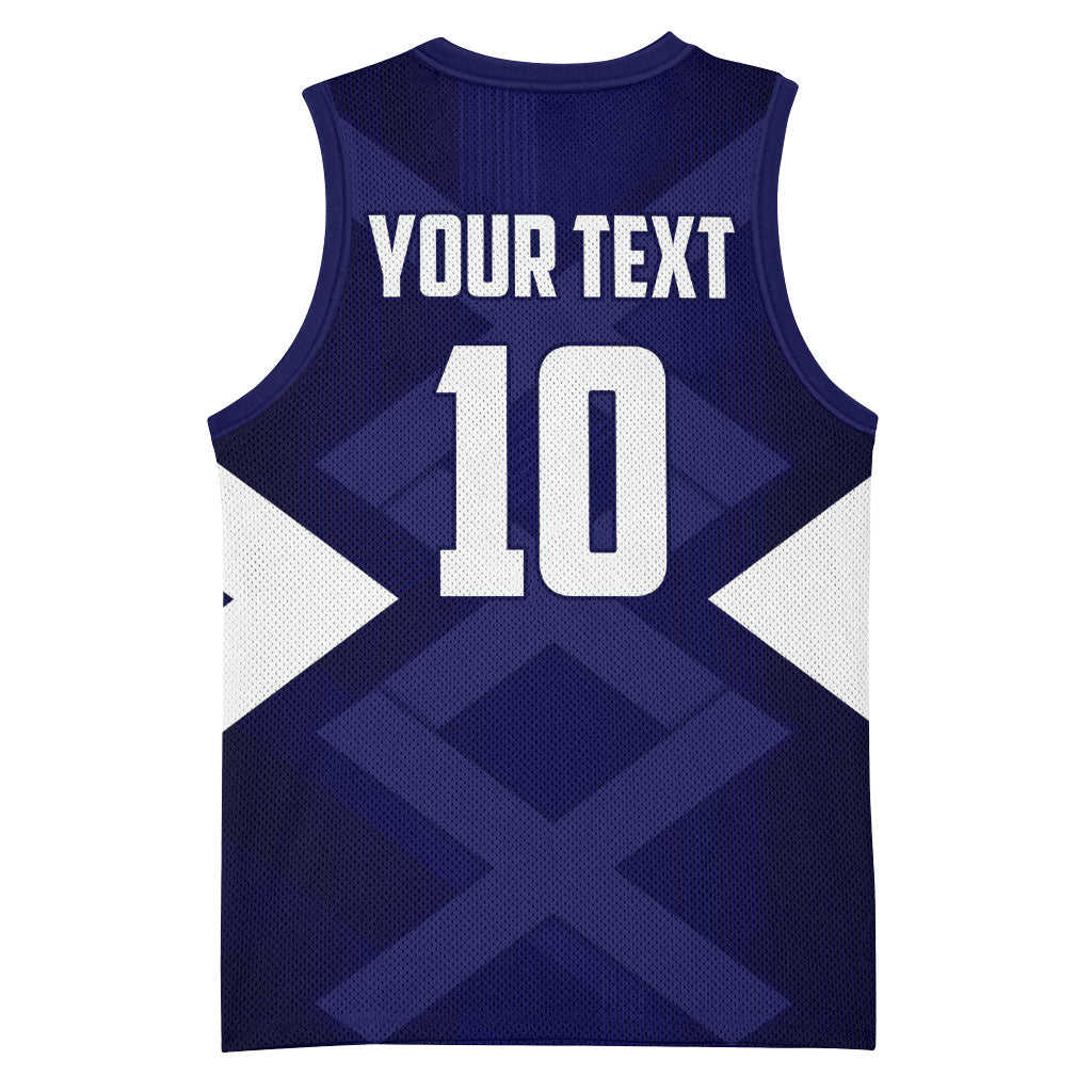 Personalized Scotland Unicorn Football Basketball Jersey Scottish National Soccer Team - St Andrew's Cross - Vibrant Fantasy Mascot