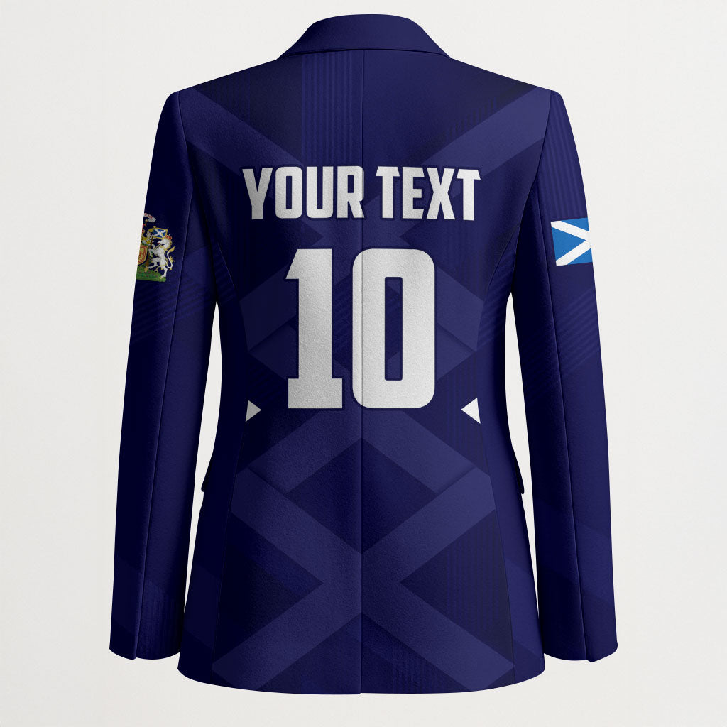 Personalized Scotland Unicorn Football Blazer Scottish National Soccer Team - St Andrew's Cross - Vibrant Fantasy Mascot