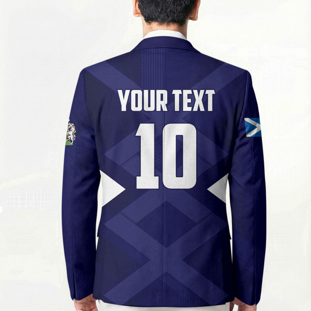 Personalized Scotland Unicorn Football Blazer Scottish National Soccer Team - St Andrew's Cross - Vibrant Fantasy Mascot