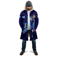 Personalized Scotland Unicorn Football Cloak Scottish National Soccer Team - St Andrew's Cross - Vibrant Fantasy Mascot