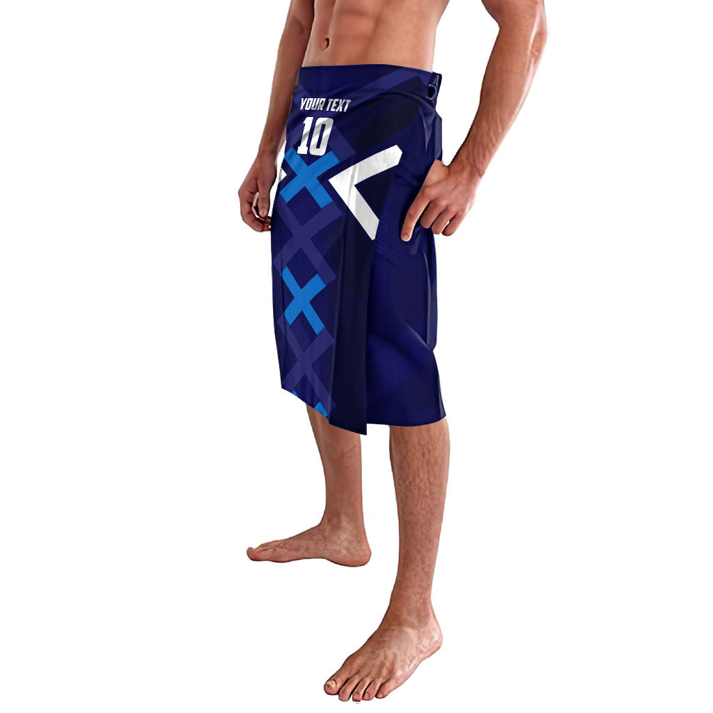 Personalized Scotland Unicorn Football Lavalava Scottish National Soccer Team - St Andrew's Cross - Vibrant Fantasy Mascot