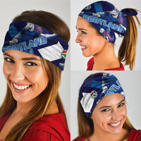 Personalized Scotland Unicorn Football Neck Gaiter Scottish National Soccer Team - St Andrew's Cross - Vibrant Fantasy Mascot