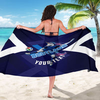 Personalized Scotland Unicorn Football Sarong Scottish National Soccer Team - St Andrew's Cross - Vibrant Fantasy Mascot