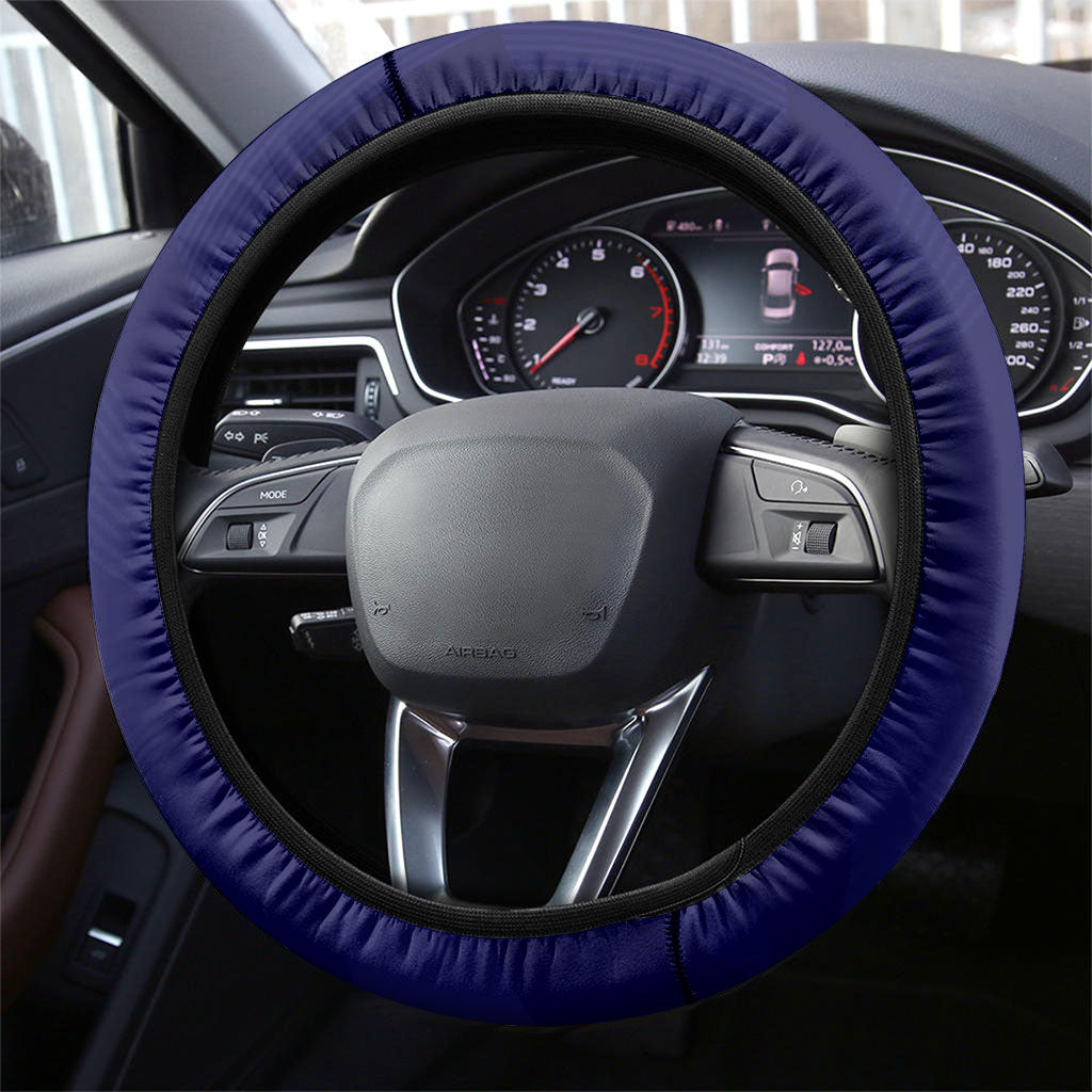 Scotland Unicorn Football Steering Wheel Cover Scottish National Soccer Team - St Andrew's Cross - Vibrant Fantasy Mascot