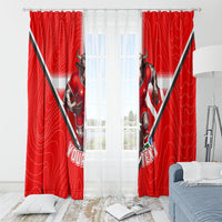 Personalized Switzerland Football Bull Mascot Window Curtain Swiss Flag And Alps Mountain Background With Muscular Bull Art