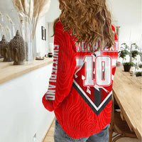 Personalized Switzerland Football Bull Mascot Women Casual Shirt Swiss Flag And Alps Mountain Background With Muscular Bull Art