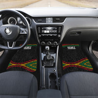 Henry Johnson Black History Month Car Mats Pan African Colors Tribal Geometric Pattern