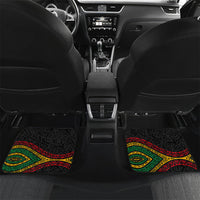 Henry Johnson Black History Month Car Mats Pan African Colors Tribal Geometric Pattern