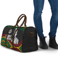 Henry Johnson Black History Month Travel Bag Pan African Colors Tribal Geometric Pattern