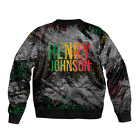 Henry Johnson Black History Month Bomber Jacket Harlem Hellfighters Pan African Grunge Art
