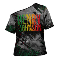 Henry Johnson Black History Month Cross Shoulder Shirt Harlem Hellfighters Pan African Grunge Art