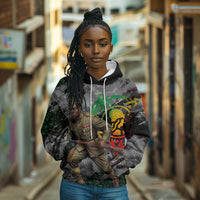 Henry Johnson Black History Month Hoodie Harlem Hellfighters Pan African Grunge Art