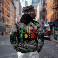 Henry Johnson Black History Month Hoodie Harlem Hellfighters Pan African Grunge Art