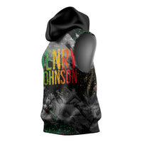 Henry Johnson Black History Month Sleeveless Hoodie Harlem Hellfighters Pan African Grunge Art