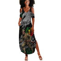 Henry Johnson Black History Month Summer Maxi Dress Harlem Hellfighters Pan African Grunge Art