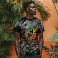 Henry Johnson Black History Month T shirt Harlem Hellfighters Pan African Grunge Art