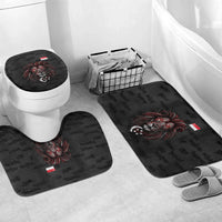 Singapore National Flag Day Bathroom Set Lion Tiger Coat Of Arms Grunge Graffiti