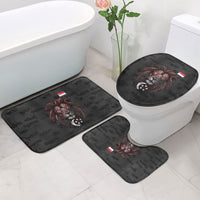 Singapore National Flag Day Bathroom Set Lion Tiger Coat Of Arms Grunge Graffiti