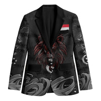 Singapore National Flag Day Blazer Lion Tiger Coat Of Arms Grunge Graffiti