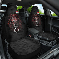 Singapore National Flag Day Car Seat Cover Lion Tiger Coat Of Arms Grunge Graffiti