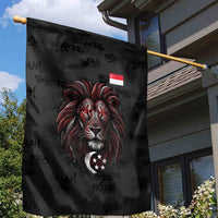 Singapore National Flag Day Garden Flag Lion Tiger Coat Of Arms Grunge Graffiti