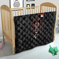 Singapore National Flag Day Quilt Lion Tiger Coat Of Arms Grunge Graffiti