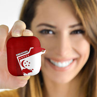 Singapore Merlion AirPods Case National Flag Day Patriotic Crescent Moon And Stars