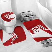 Singapore Merlion Bathroom Set National Flag Day Patriotic Crescent Moon And Stars