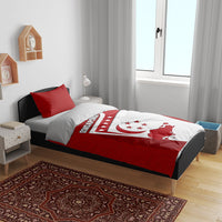 Singapore Merlion Bedding Set National Flag Day Patriotic Crescent Moon And Stars