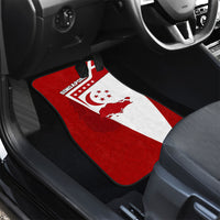Singapore Merlion Car Mats National Flag Day Patriotic Crescent Moon And Stars