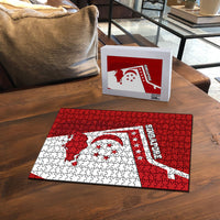 Singapore Merlion Puzzle National Flag Day Patriotic Crescent Moon And Stars