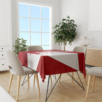 Singapore Merlion Tablecloth National Flag Day Patriotic Crescent Moon And Stars
